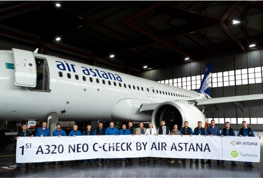 S7 Technics assists Air Astana with first in-house C-Check